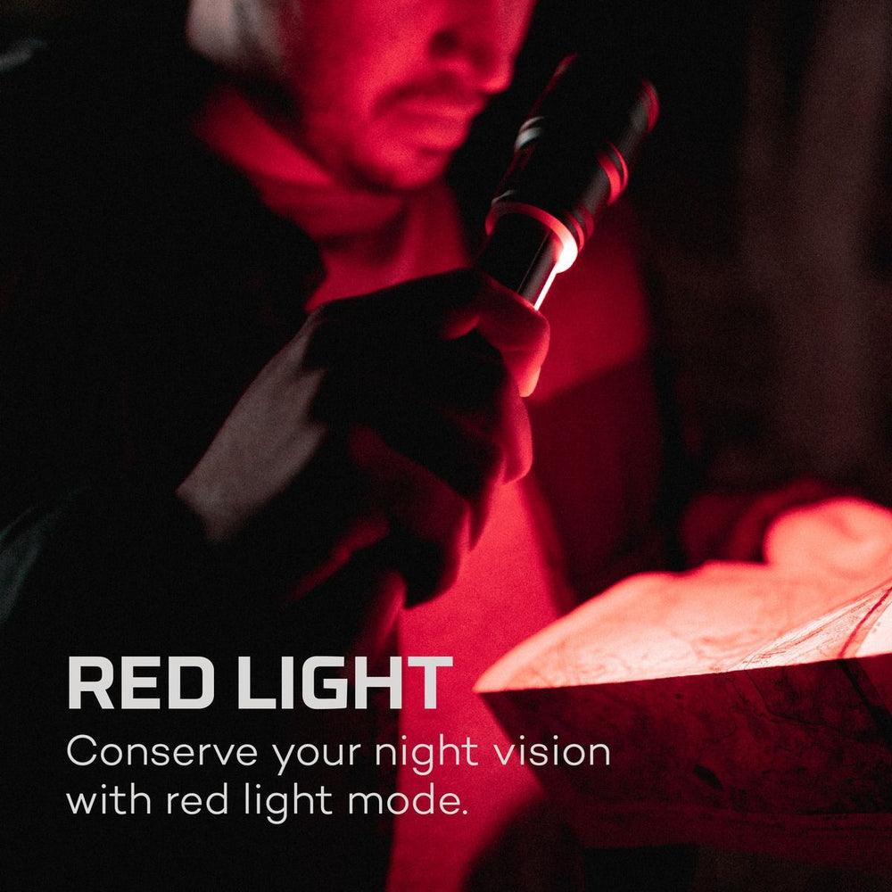 NEBO Franklin Slide Rechargeable 500 Lumen Dual Flashlight - Storm Grey - Image 5