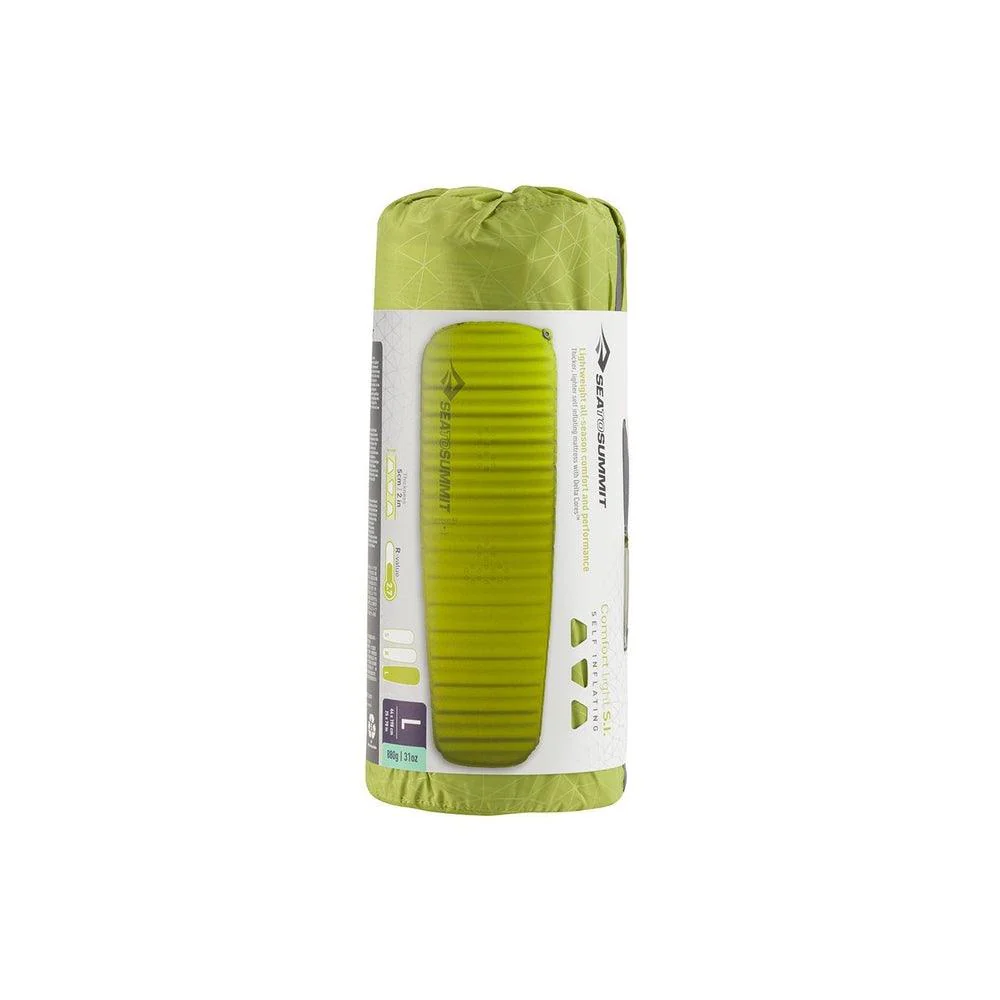 SEA TO SUMMIT Comfort Light Self Inflating Sleeping Mat Large - Green - Image 3